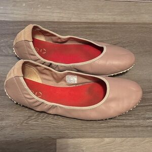 PLAE Women's Taupe Ballet Flats